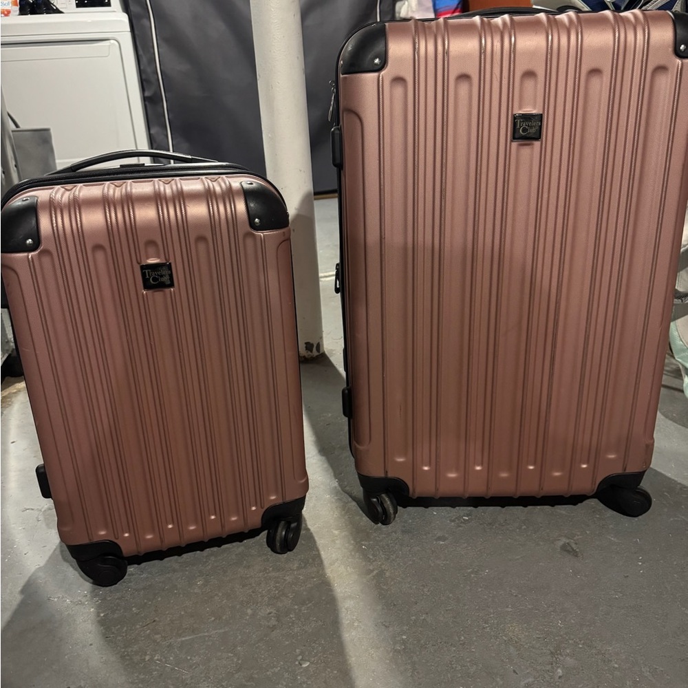 Rose Gold Luggage Set